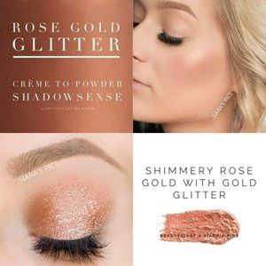 Shadowsense Rose Gold Glitter Eyeshadow Limited Edition